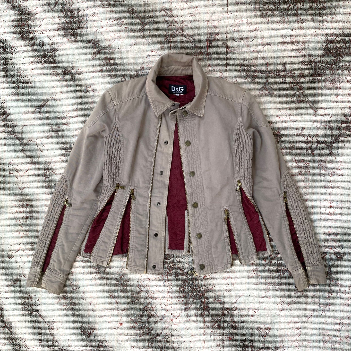 Dolce & Gabbana Zip Textural Jacket