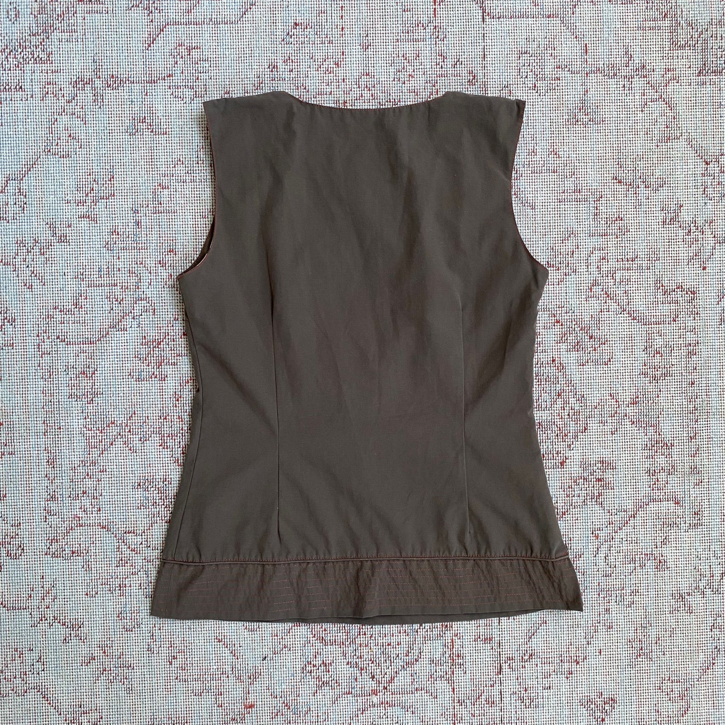 Asymmetrical Button Top