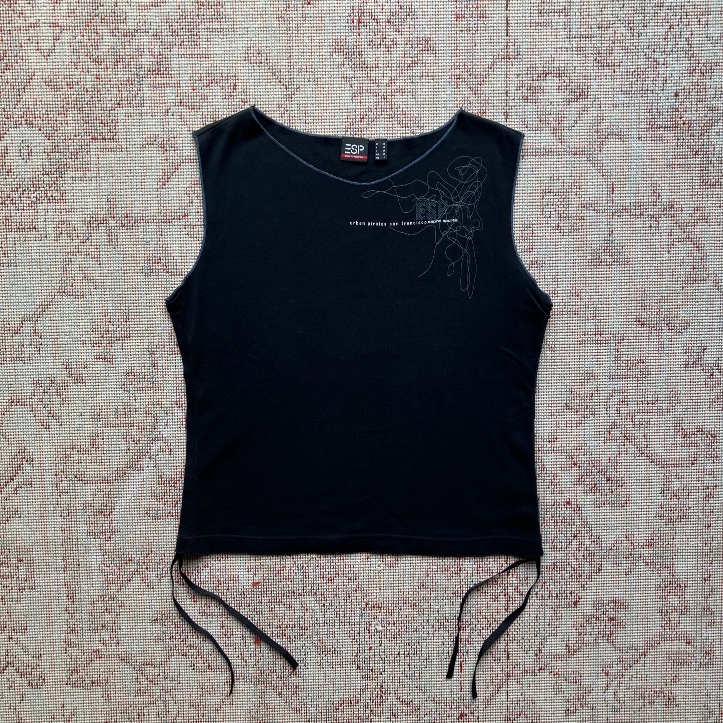 Graphic Ajustable Cowboy Tank Top