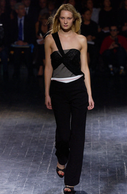 AF Vandevorst SS2003 Waist Cut-Out Pants